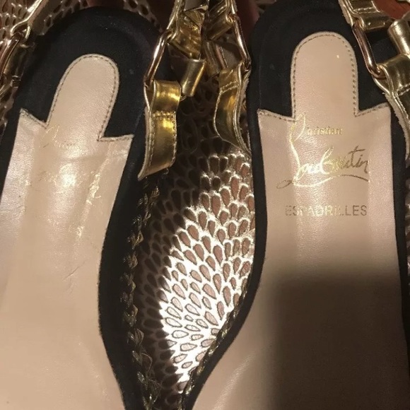 SOLD Christian Louboutin Cataclou Sandals 39 - Picture 2 of 8